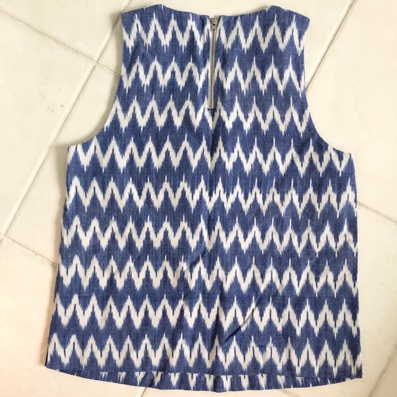 J. Crew Ikat Shell Top - Picture 4 of 4